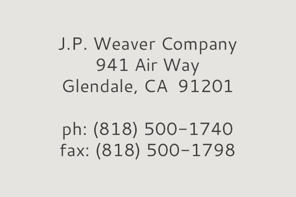 J.P. Weaver Address