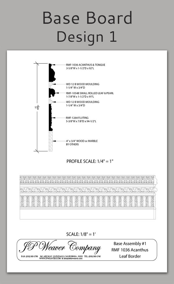 ornamental baseboard molding