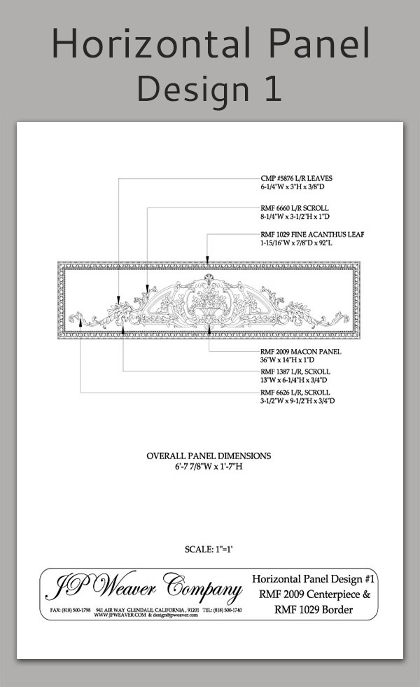 Decorative Horizontal Panels